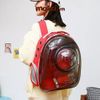 Balo Túi đựng chó mèo Phi hành gia trong suốt có nắp kính 32x41cm - Ba lô