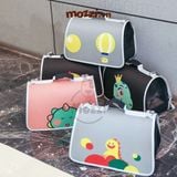  Balo Túi đựng chó mèo Họa tiết thú hoạt hình 