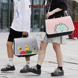  Balo Túi đựng chó mèo Họa tiết thú hoạt hình 