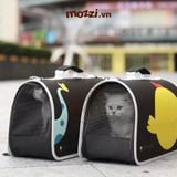  Balo Túi đựng chó mèo Họa tiết thú hoạt hình 