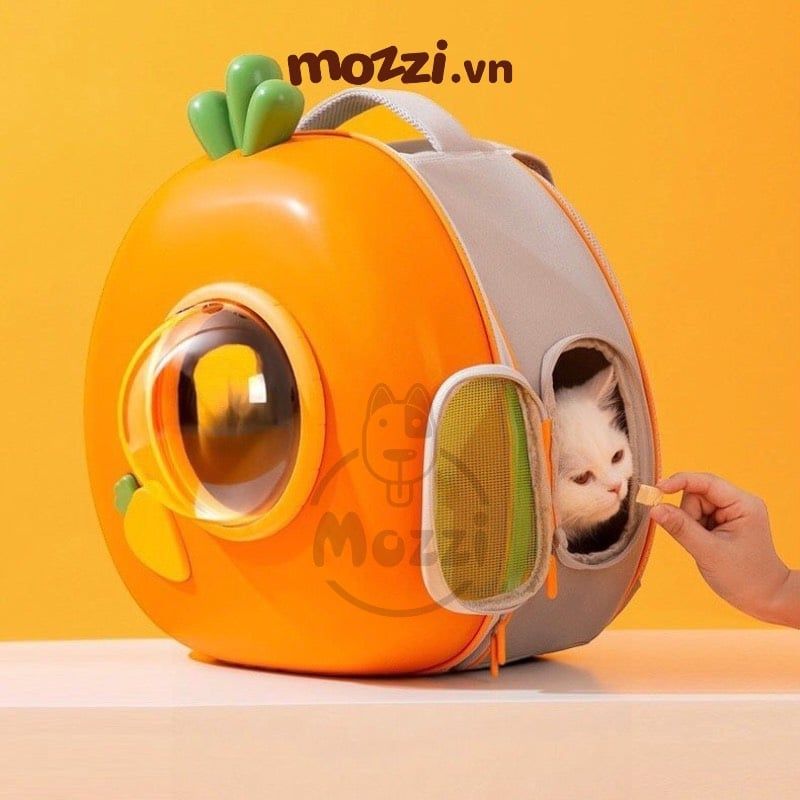 Ba lô Phi hành gia Củ cà rốt cho chó mèo