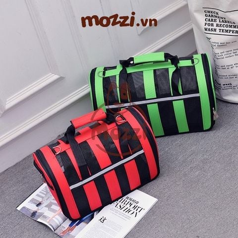  Balo Túi đựng chó mèo lưới đan phản quang 