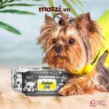  Khăn ướt cho chó mèo Kháng khuẩn than hoạt tính Absorb Charcoal Absolute 