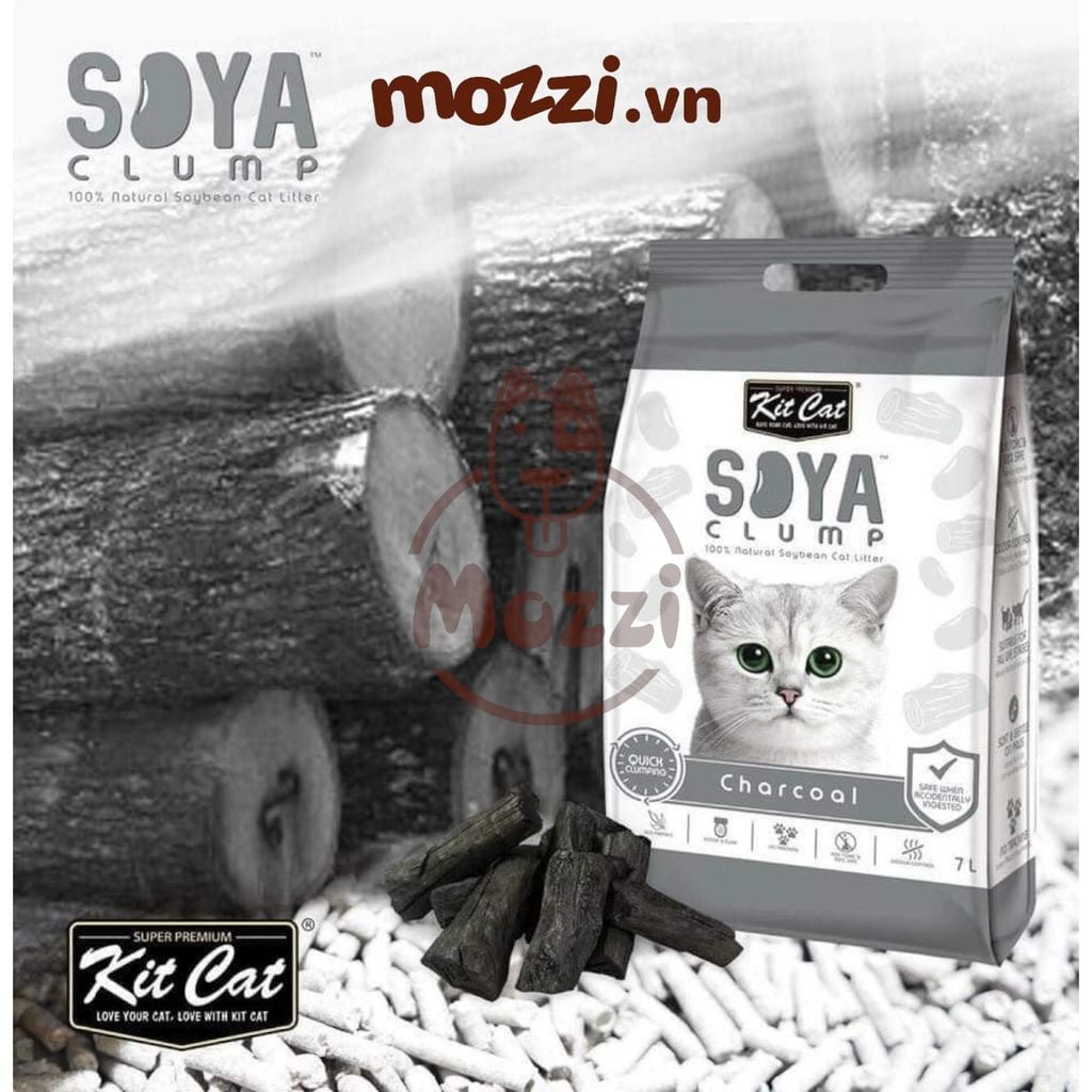 [7L] Cát vệ sinh đậu nành KitCat Soya cho mèo
