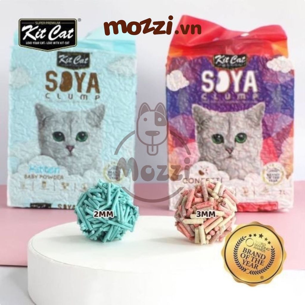 [7L] Cát vệ sinh đậu nành KitCat Soya cho mèo