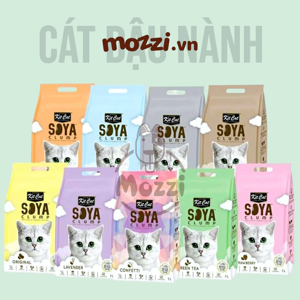 [7L] Cát vệ sinh đậu nành KitCat Soya cho mèo