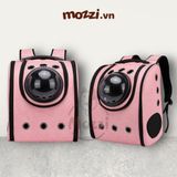  Balo Túi đựng chó mèo Phi hành gia da 32x20x37cm - Ba lô 