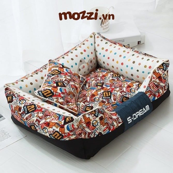 Nệm Thảm cho chó mèo S-Dream Họa tiết hoạt hình cao cấp [Giao mẫu ngẫu nhiên]