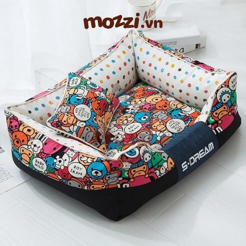  Nệm Thảm cho chó mèo S-Dream Họa tiết hoạt hình cao cấp [Giao mẫu ngẫu nhiên] 