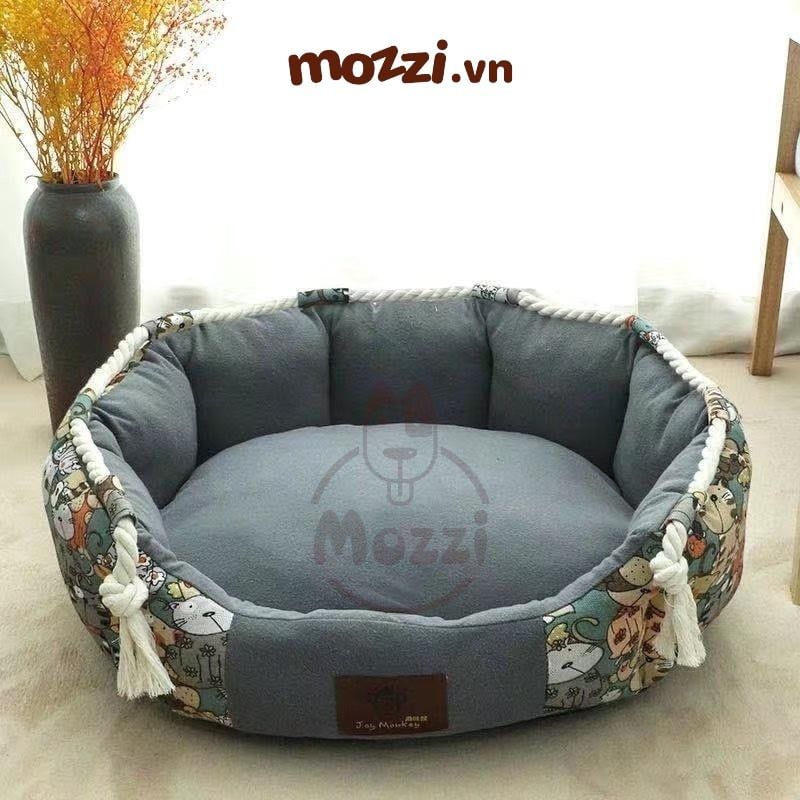 Nệm tròn mềm Joy Monkey cho chó mèo