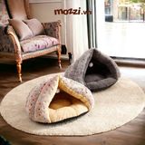  Nhà Nệm cho chó mèo Elite bông mềm hình chóp 57x50x45cm 