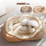  Nệm Thảm cho chó mèo bông mềm mịn 2 viền 
