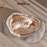  Nệm Thảm cho chó mèo bông mềm mịn 2 viền 
