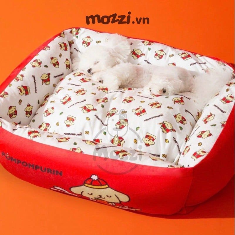 Nệm mềm PomPom có thể tháo rời cho chó mèo