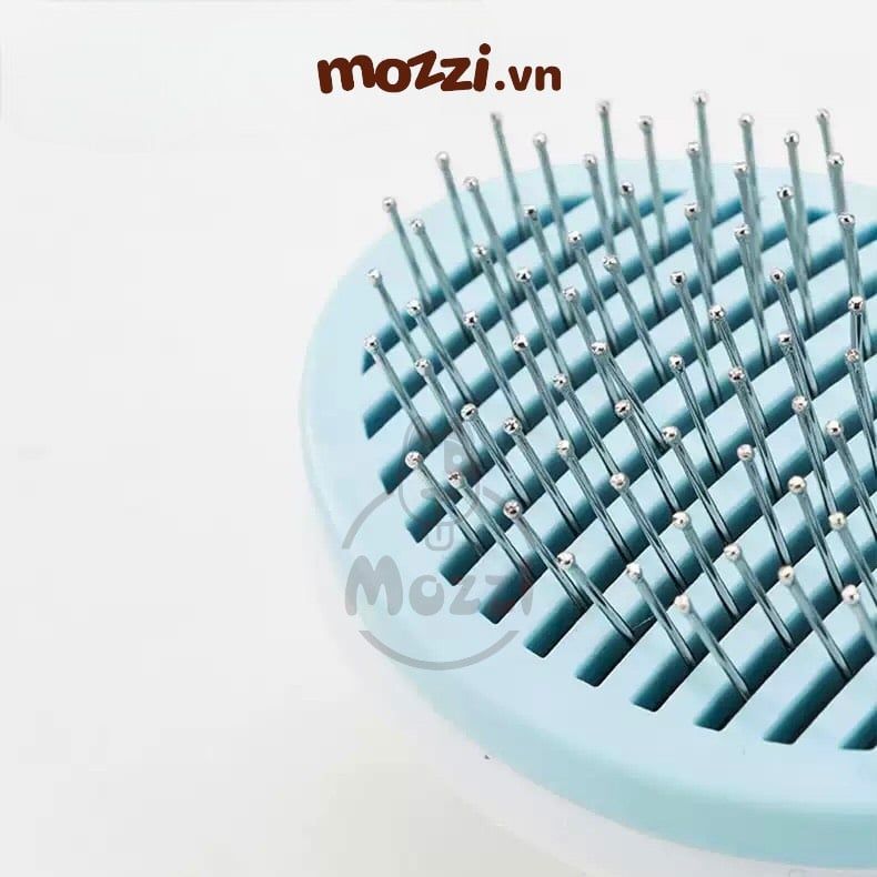 Lược chải lông chó mèo massage có nút bấm tự loại bỏ lông cao cấp