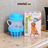  Bàn chải tắm tạo bọt gai lớn đựng xà phòng cho chó lớn 
