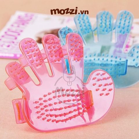  Bao tay tắm cao su cho chó mèo 