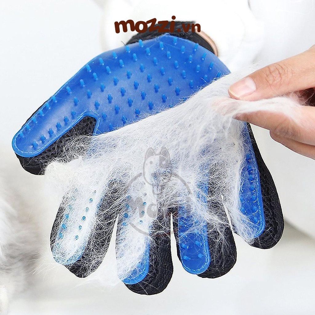 Găng tay chải gom lông True Touch cho chó mèo
