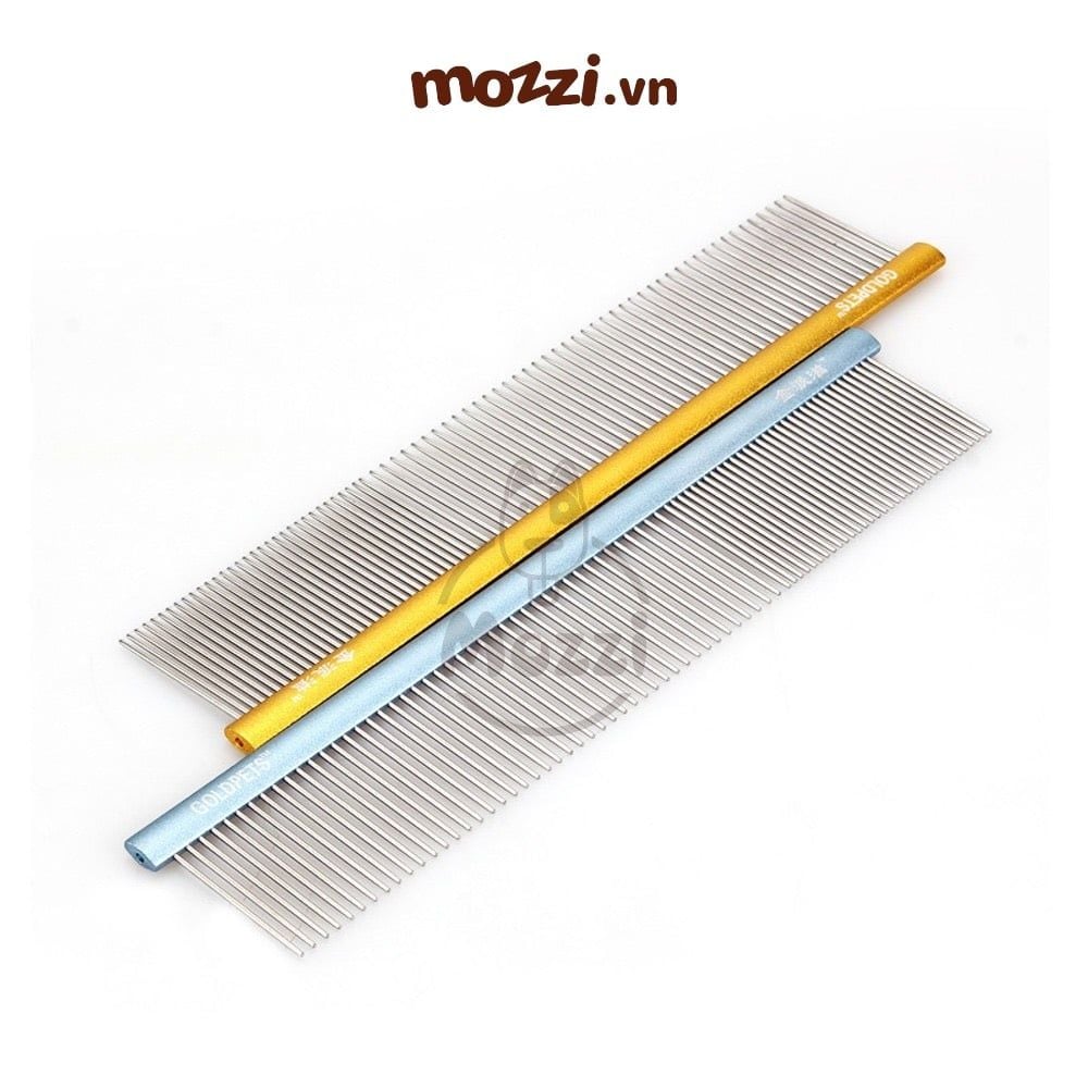 Lược chải lông chó mèo inox GoldPets gỡ lông rối cao cấp