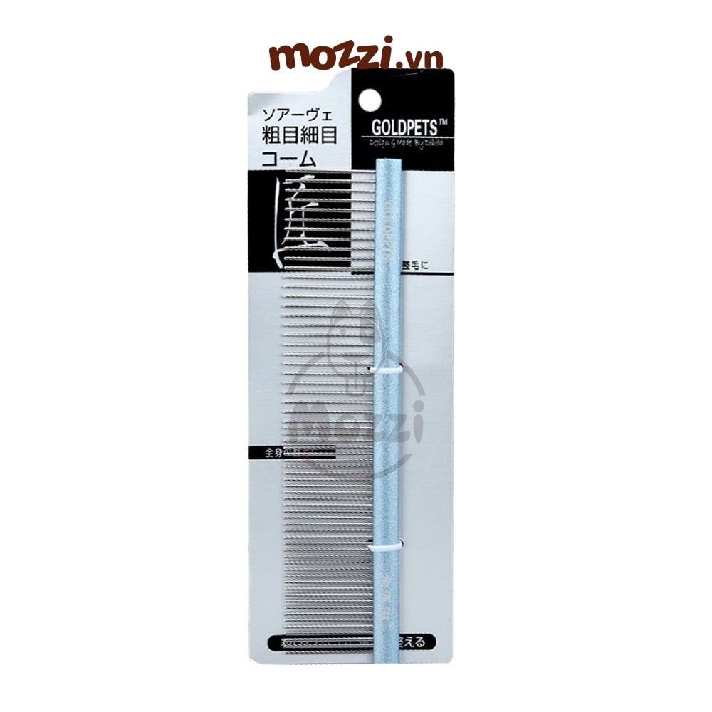 Lược chải lông chó mèo inox GoldPets gỡ lông rối cao cấp