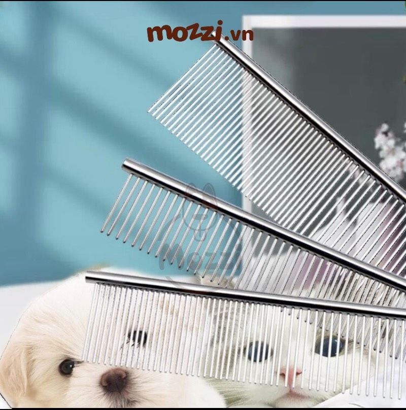 Lược chải lông chó mèo inox gỡ lông rối lông rụng