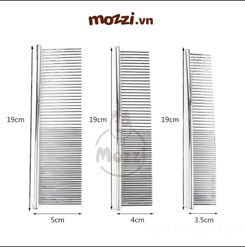 Lược chải lông chó mèo inox gỡ lông rối lông rụng