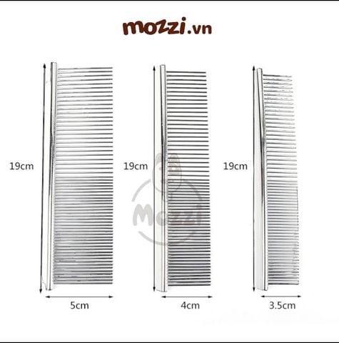  Lược chải lông chó mèo inox gỡ lông rối lông rụng 