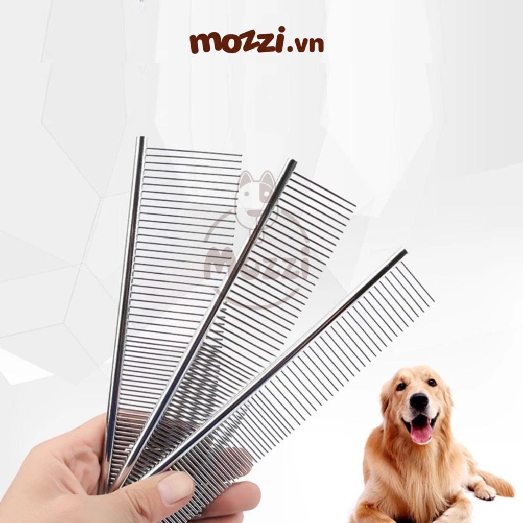 Lược chải lông chó mèo inox gỡ lông rối lông rụng