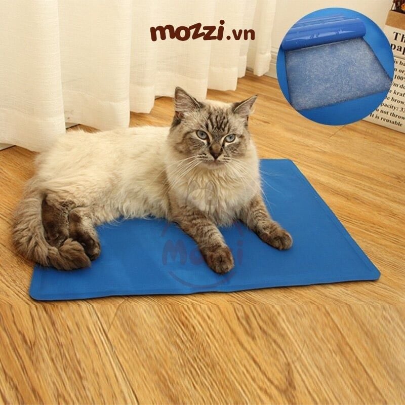 Thảm mát Pet Cooling Mat 90x50 cm cho chó mèo