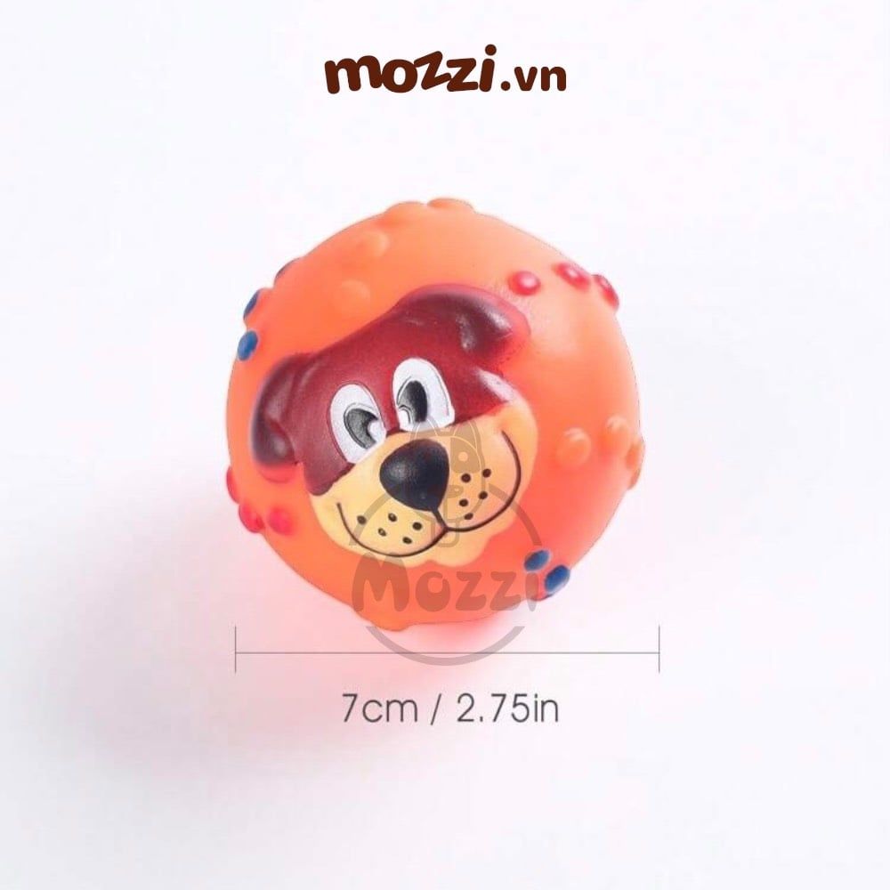Bóng âm thanh hình chó 7cm cho chó mèo