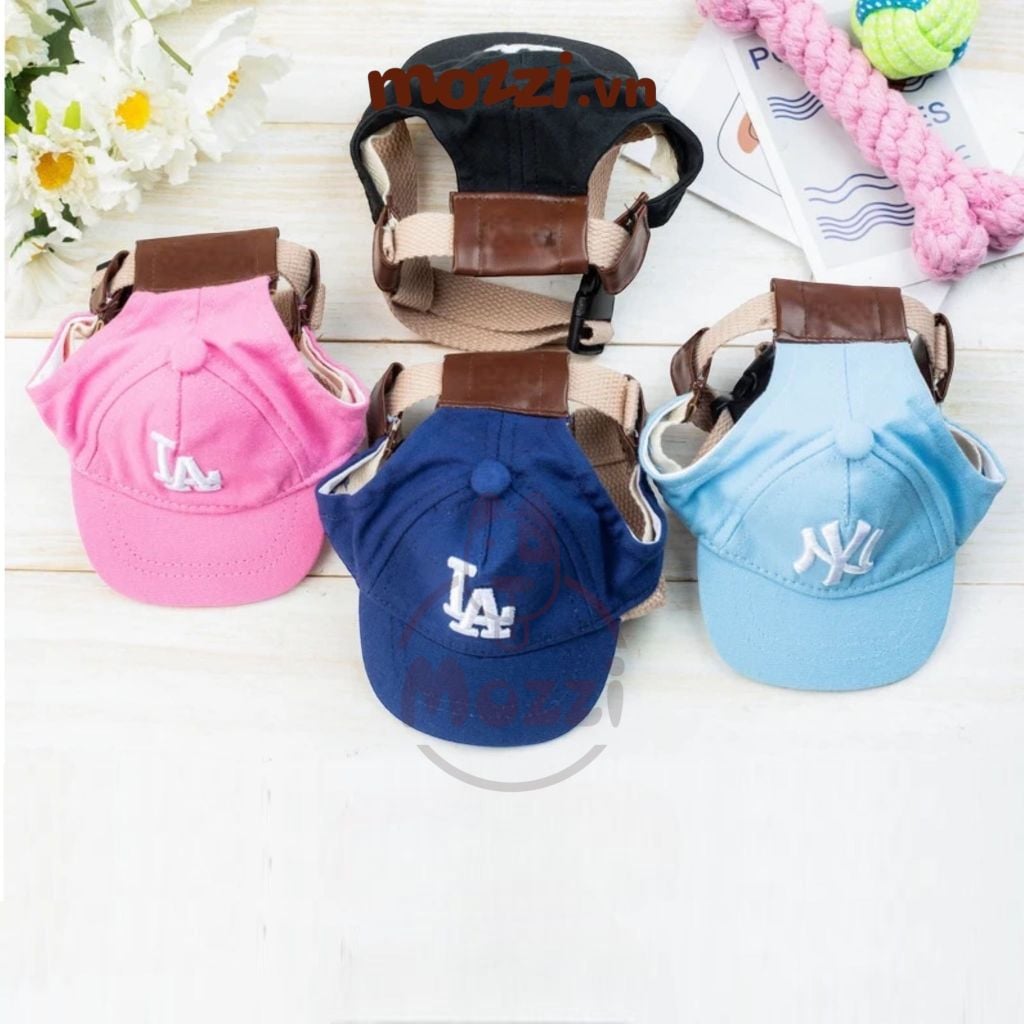 Nón lưỡi trai LA NY cho chó mèo