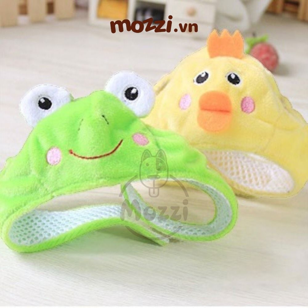 Nón vải hở tai hình thú dễ thương cho chó mèo
