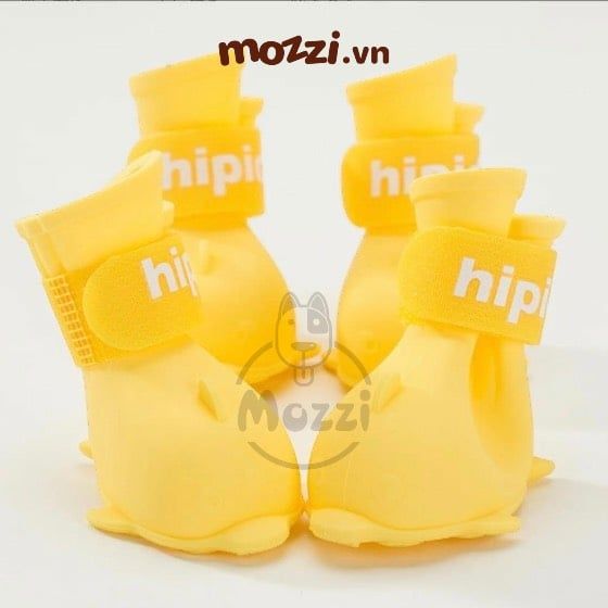 Giày cao su Hipidog Boots đi mưa chống ướt cho chó mèo