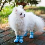  Giày cao su hình cá heo Hipidog Boots đi mưa chống ướt cho chó mèo 