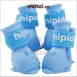  Giày cao su hình cá heo Hipidog Boots đi mưa chống ướt cho chó mèo 