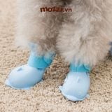  Giày cao su hình cá heo Hipidog Boots đi mưa chống ướt cho chó mèo 