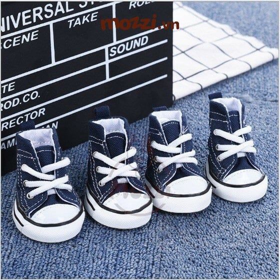 Giày vải jean Converse trendy cho chó mèo