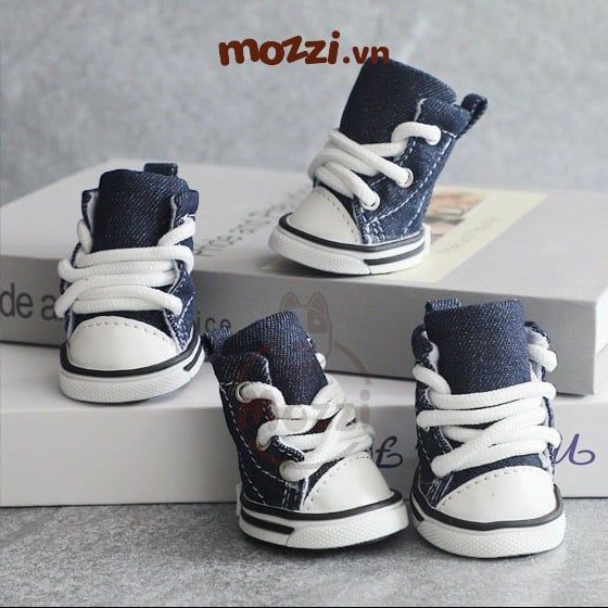 Giày vải jean Converse trendy cho chó mèo