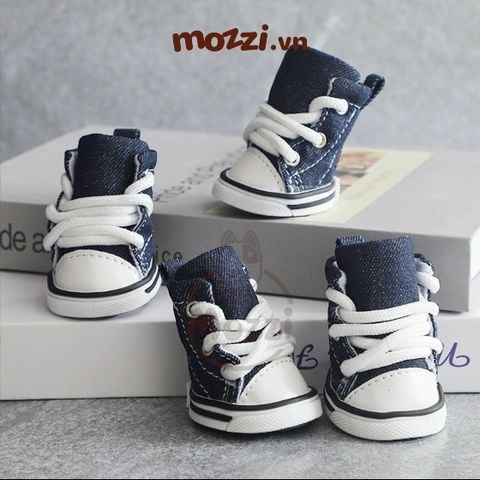  Giày vải jean Converse trendy cho chó mèo 