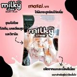  [Gói lẻ] Snack cho chó Gà bọc xương sữa dê mềm Milky Chew Thái Lan 