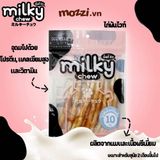  [Gói lẻ] Milky Chew Gà bọc xương sữa dê mềm cho chó 