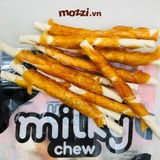  [Gói lẻ] Snack cho chó Gà bọc xương sữa dê mềm Milky Chew Thái Lan 