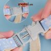 DoHa Dây dắt yếm ngực gắn nơ cotton cho chó mèo