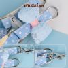 DoHa Dây dắt yếm ngực gắn nơ cotton cho chó mèo