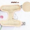 Dây dắt yếm ngực gắn ba lô mặt gấu cho chó mèo