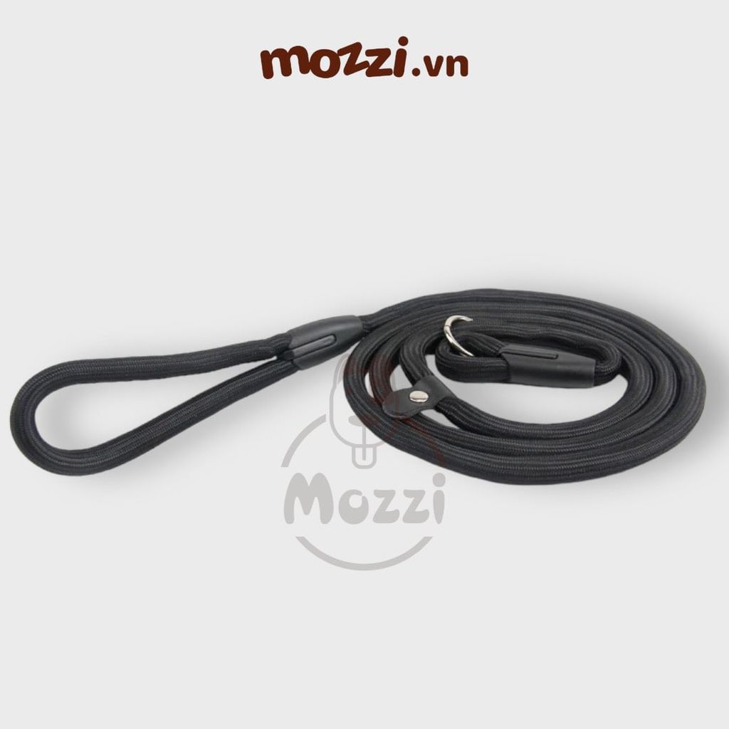 Dây dắt huấn luyện dáng tròn tự thu nới vòng cổ cho chó mèo