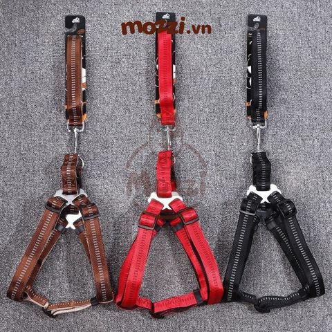 Dây dắt yếm ngực Panda cho chó mèo