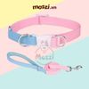 Set dây dắt kèm vòng cổ 7 màu cho chó