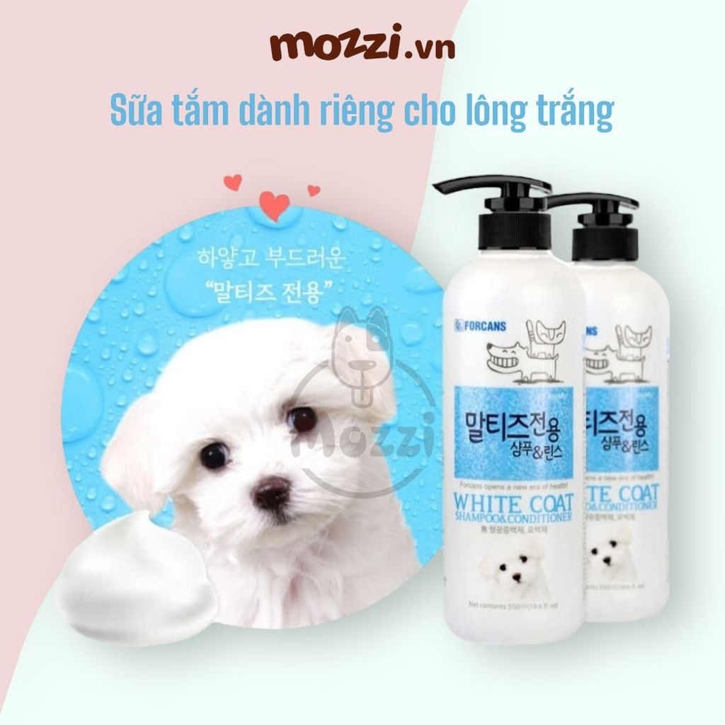 Sữa tắm Forcans Hàn Quốc cho chó mèo
