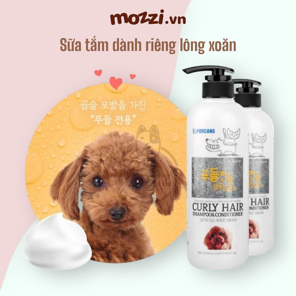 Sữa tắm Forcans Hàn Quốc cho chó mèo